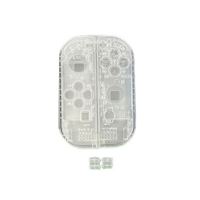 Nomaiņai caurspīdīga caurspīdīga apvalka vāka SL SR pogas Nintendo Switch NS Joy Con kontrolierim