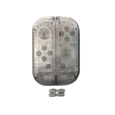 Nomaiņai caurspīdīga caurspīdīga apvalka vāka SL SR pogas Nintendo Switch NS Joy Con kontrolierim