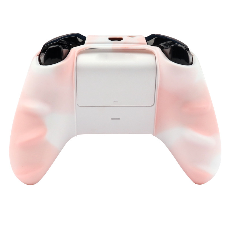 Husă de protecție din silicon moale roz pentru Xbox One S Control Skin Gamepad Joystick Accesorii Carcase pentru controler