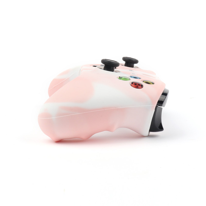 Husă de protecție din silicon moale roz pentru Xbox One S Control Skin Gamepad Joystick Accesorii Carcase pentru controler