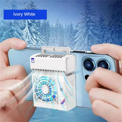 RYRA Mobilais telefons gaisa kondicionētājs radiators S5 pusvadītāju saldēšanas frekvences pārveidošana izslēgta spēle dzīvā dzesēšanas iekārta