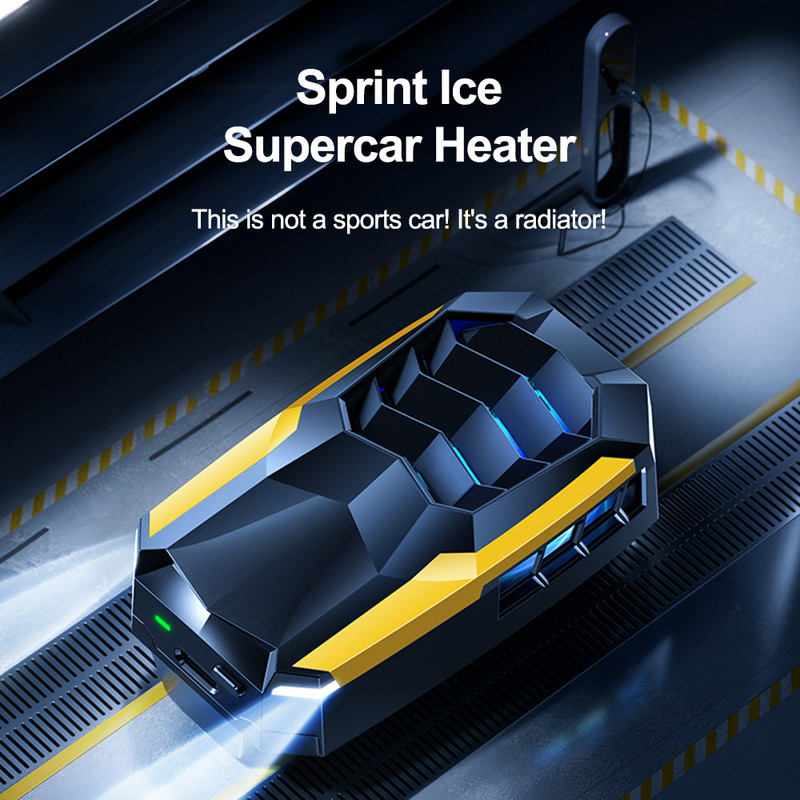 Mobilā tālruņa dzesētājs ātras dzesēšanas dzesētājs TEC pusvadītāju dzesēšanas dzesēšanas ierīcei iPhone Xiaomi Samsung mobilā tālruņa radiatoram