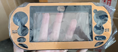 Plastmasa + alumīnija cietais apvalks, ādas aizsargapvalks PSV PS Vita 1000