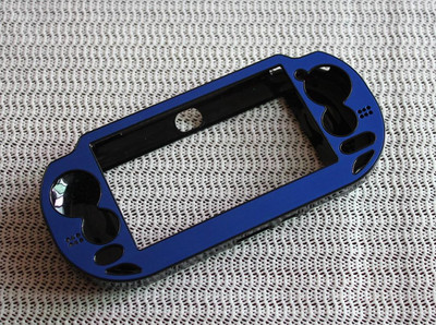 Plastmasa + alumīnija cietais apvalks, ādas aizsargapvalks PSV PS Vita 1000