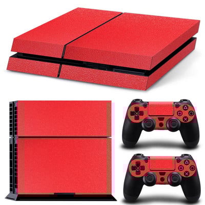 Zlatna kožna naljepnica za playstation 4 PVC vinil zaštitni poklopac Naljepnice za ps4 konzolu i naljepnica za kontroler za ps4 skin