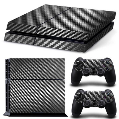 Zlatna kožna naljepnica za playstation 4 PVC vinil zaštitni poklopac Naljepnice za ps4 konzolu i naljepnica za kontroler za ps4 skin