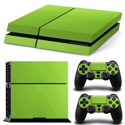 Zlatna kožna naljepnica za playstation 4 PVC vinil zaštitni poklopac Naljepnice za ps4 konzolu i naljepnica za kontroler za ps4 skin