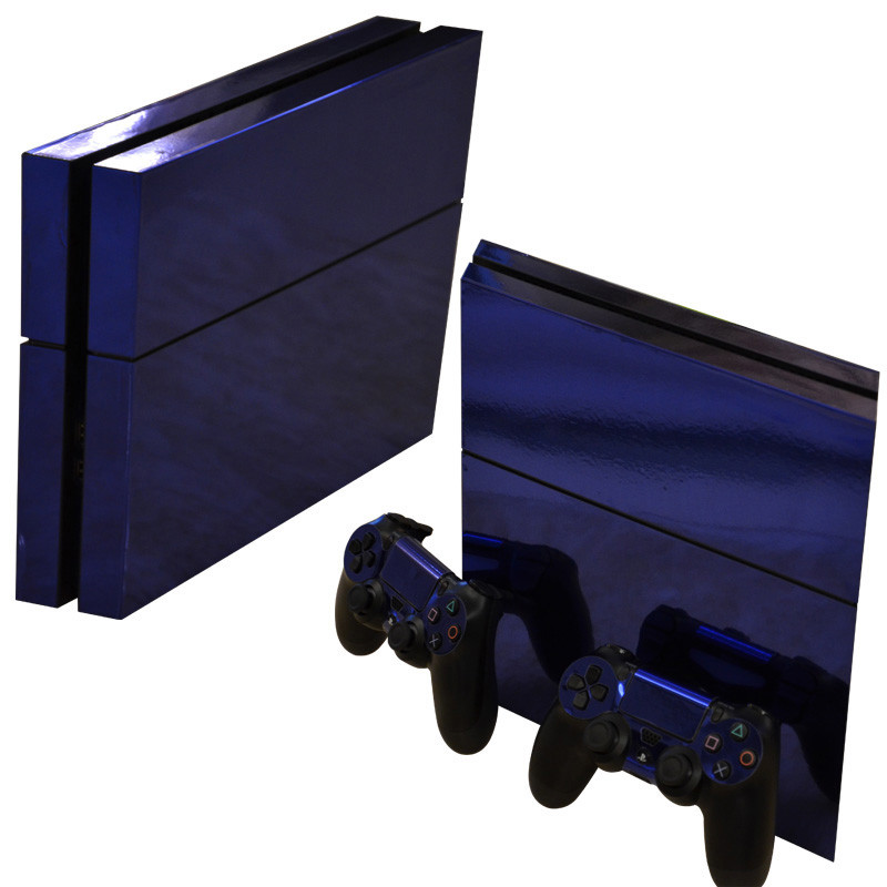 Zlatna kožna naljepnica za playstation 4 PVC vinil zaštitni poklopac Naljepnice za ps4 konzolu i naljepnica za kontroler za ps4 skin