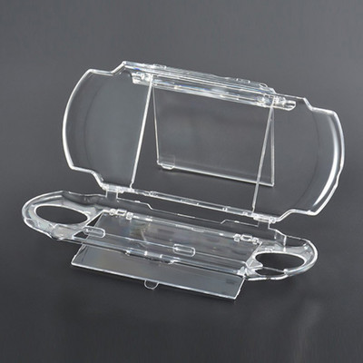 Clear Housing for PSP 2000 3000 Transparent Hard Carry Cover Case Snap-in Crystal Protector Case Καλούπια για Sony Playstation Νέο