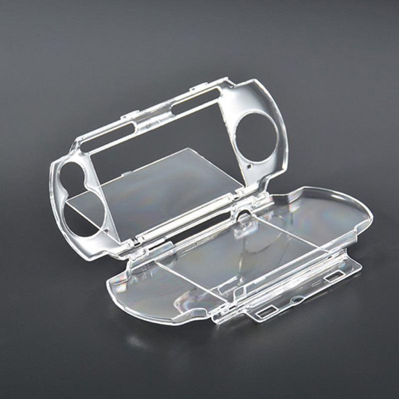 Prozirno kućište za PSP 2000 3000 Prozirna tvrda torbica za nošenje Snap-in Crystal Protector Case Kalupi za Sony Playstation Novo