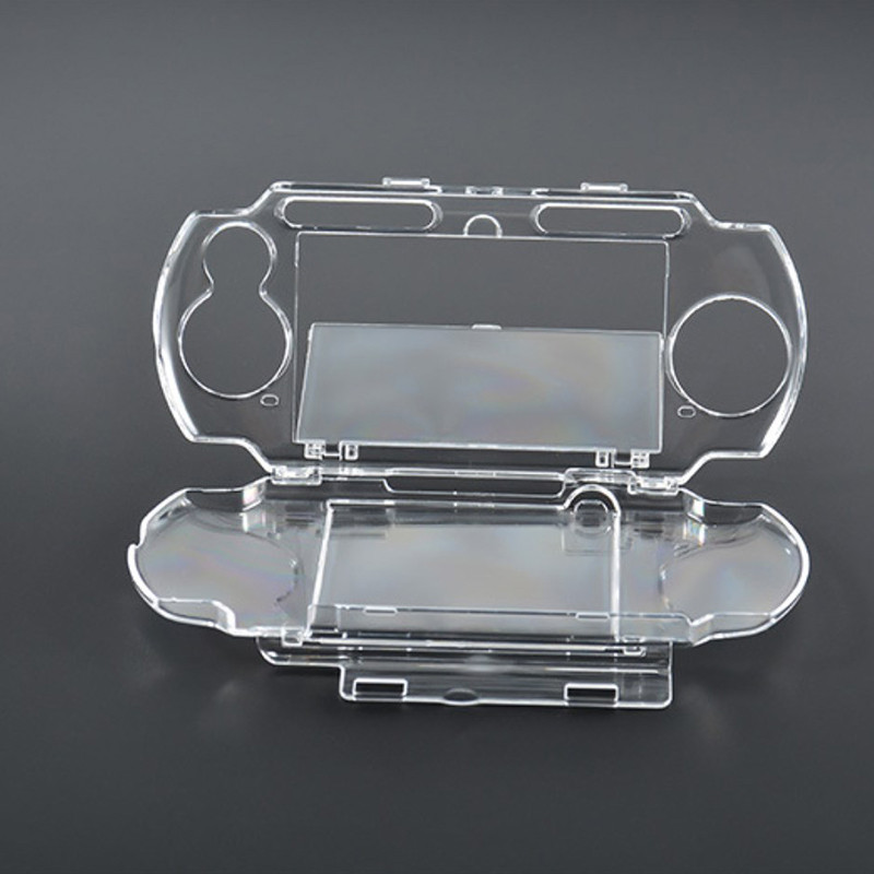 Prozirno kućište za PSP 2000 3000 Prozirna tvrda torbica za nošenje Snap-in Crystal Protector Case Kalupi za Sony Playstation Novo