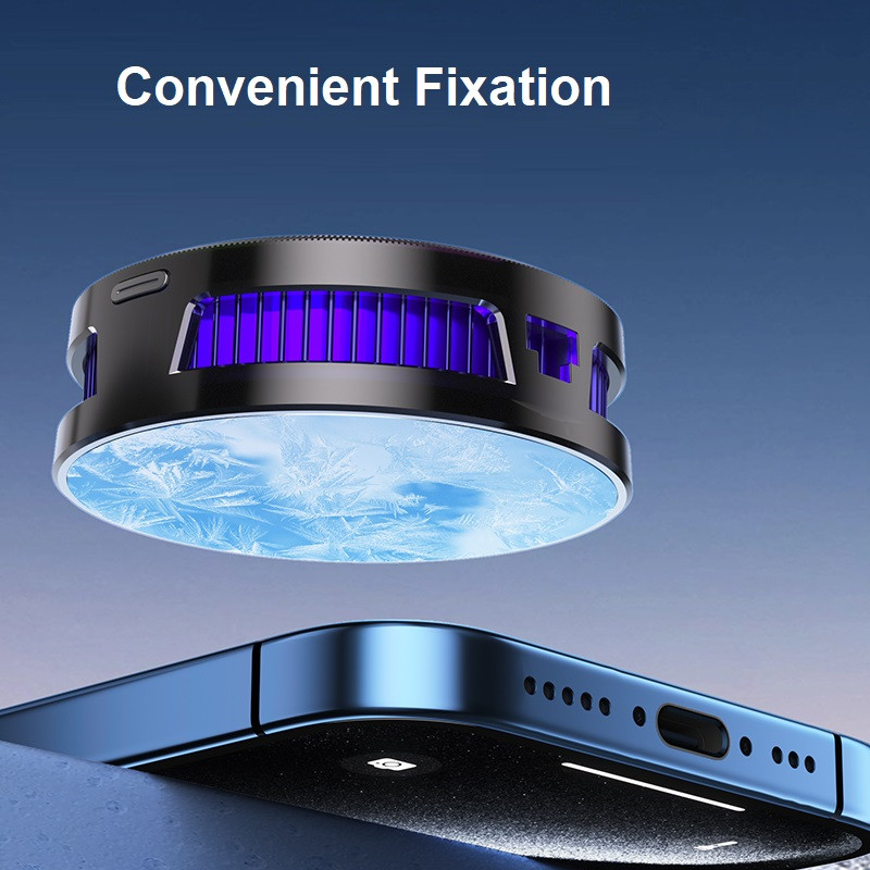 15W de mare putere AL19 Semiconductor Răcire Telefon Radiator Radiator Îngheț Rece LED Colorat Afișaj Temperatură cu zgomot redus