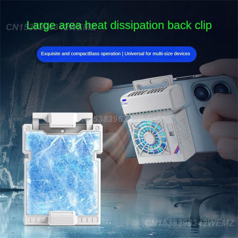 Oprema za hlađenje igre uživo Brzo hlađenje Blještavi svjetlosni efekt Univerzalno hlađenje telefona Poluvodič Hladnjak Radijator Mute