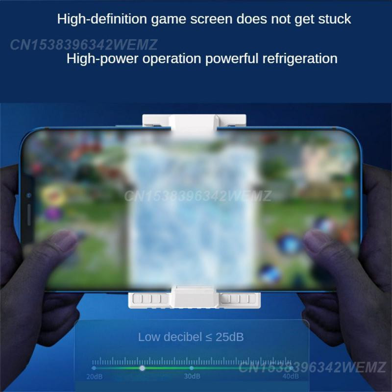 Oprema za hlađenje igre uživo Brzo hlađenje Blještavi svjetlosni efekt Univerzalno hlađenje telefona Poluvodič Hladnjak Radijator Mute