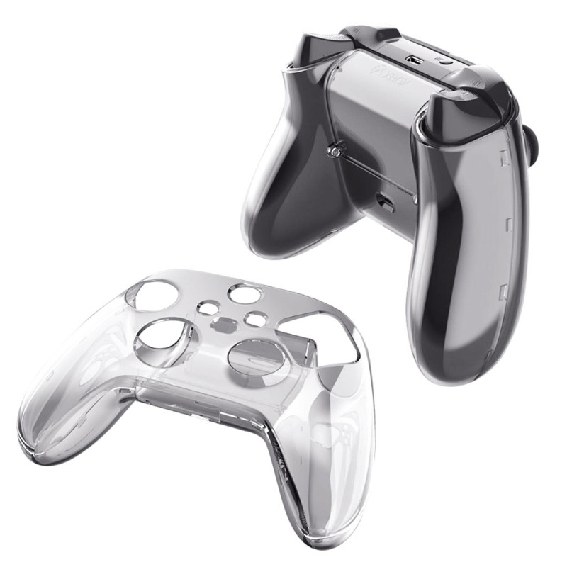 Carcasă rigidă de protecție pentru gamepad din cristal transparent, carcasă pentru mâner pentru controler de jocuri pentru accesorii de jocuri Xbox Series X