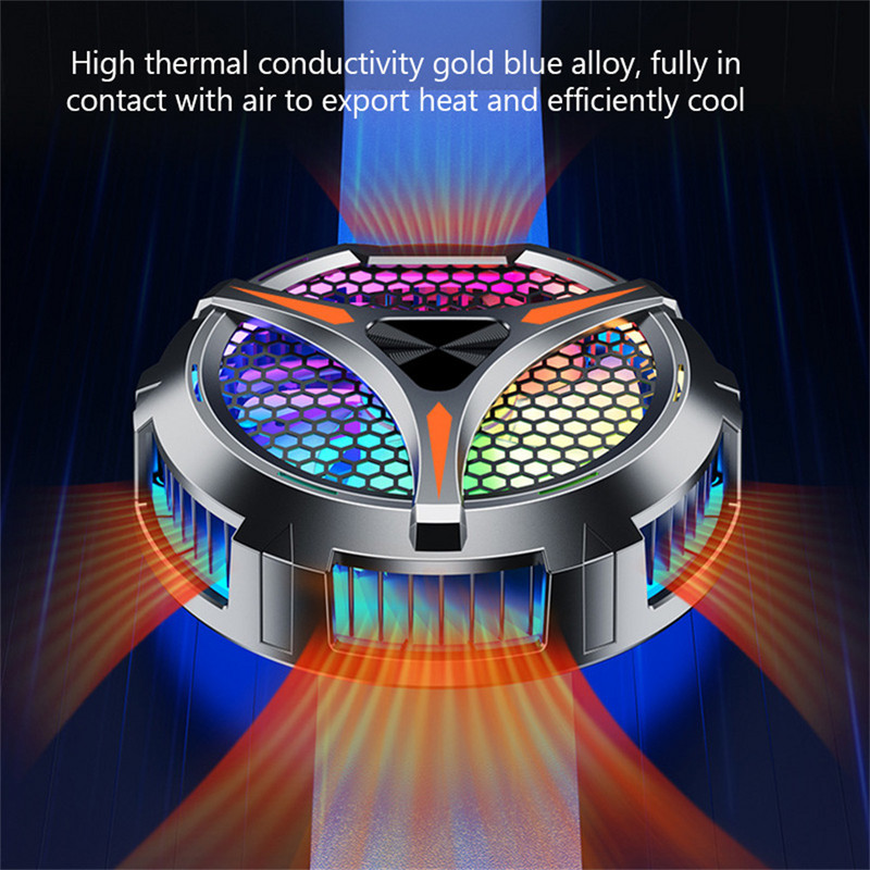 X42 Univerzalni hladnjak za mobilne telefone Prilagođeno RGB osvjetljenje Poluvodički hladnjak Rashladni ventilator za pametne telefone Tablete
