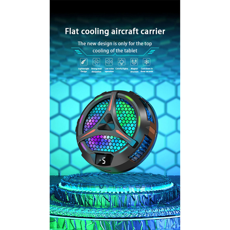 X42 Univerzalni hladnjak za mobilne telefone Prilagođeno RGB osvjetljenje Poluvodički hladnjak Rashladni ventilator za pametne telefone Tablete