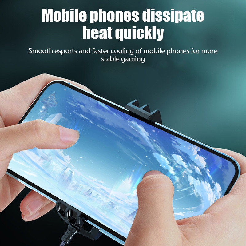 Mini ventilator za hlađenje mobitela Tihi hladnjak Radijator za mobitele Gaming Hladnjak za igre Prijenosni ventilator za hlađenje pametnog telefona Hladnjak