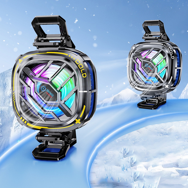 Radiator mobil magnetic nou cu afișaj digital pentru răcitor cu placă plată ventilator mobil de răcire General Pentru Apple Pentru mobil Samsung