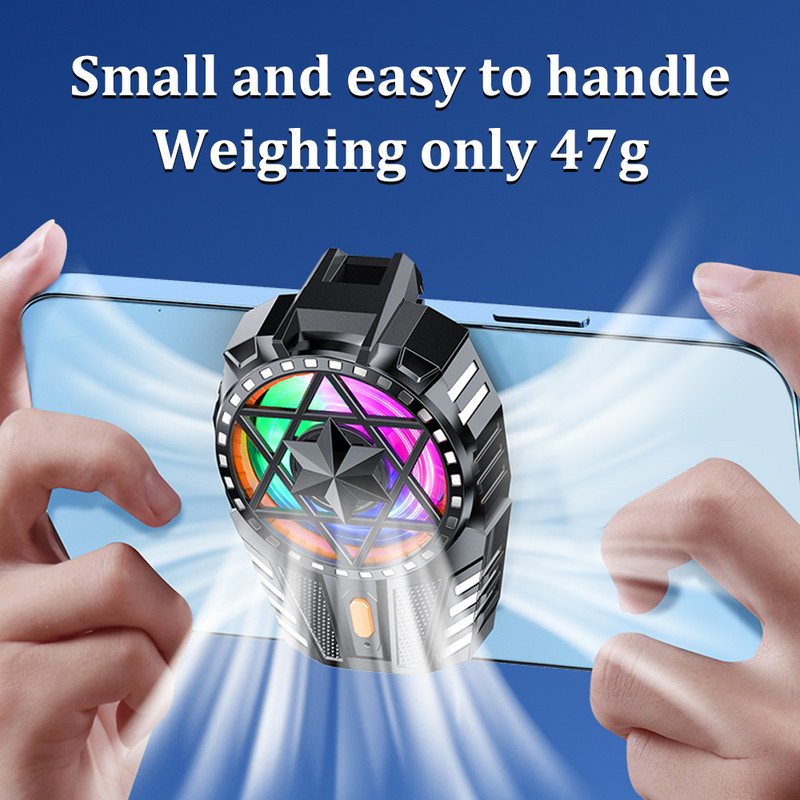 Răcitor reglabil pentru telefon mobil Radiator portabil pentru telefon mobil Ventilator de răcire a telefonului Disipează căldura Răcirea telefonului Temperatura