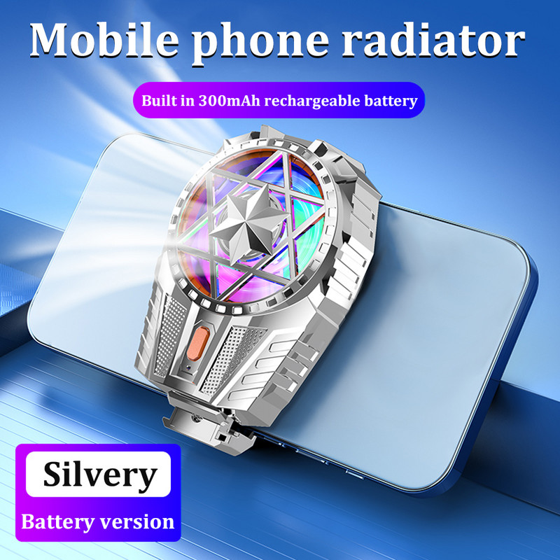Răcitor reglabil pentru telefon mobil Radiator portabil pentru telefon mobil Ventilator de răcire a telefonului Disipează căldura Răcirea telefonului Temperatura