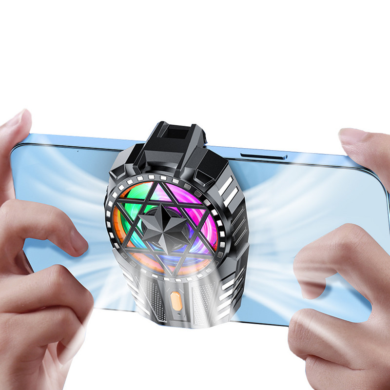 Răcitor reglabil pentru telefon mobil Radiator portabil pentru telefon mobil Ventilator de răcire a telefonului Disipează căldura Răcirea telefonului Temperatura