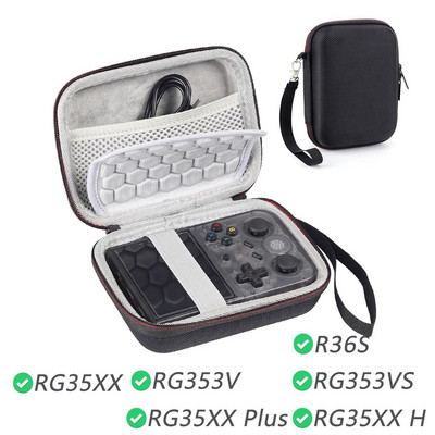 Tvrda torbica za RG35XX seriju/RG353V/RG353VS/R36S/RG405V ručnu igraću konzolu, organizator, torbica, zaštitni dodaci
