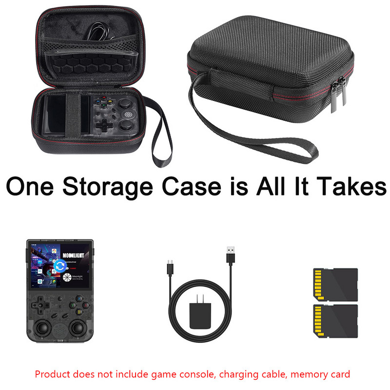 Tvrda torbica za RG35XX seriju/RG353V/RG353VS/R36S/RG405V ručnu igraću konzolu, organizator, torbica, zaštitni dodaci