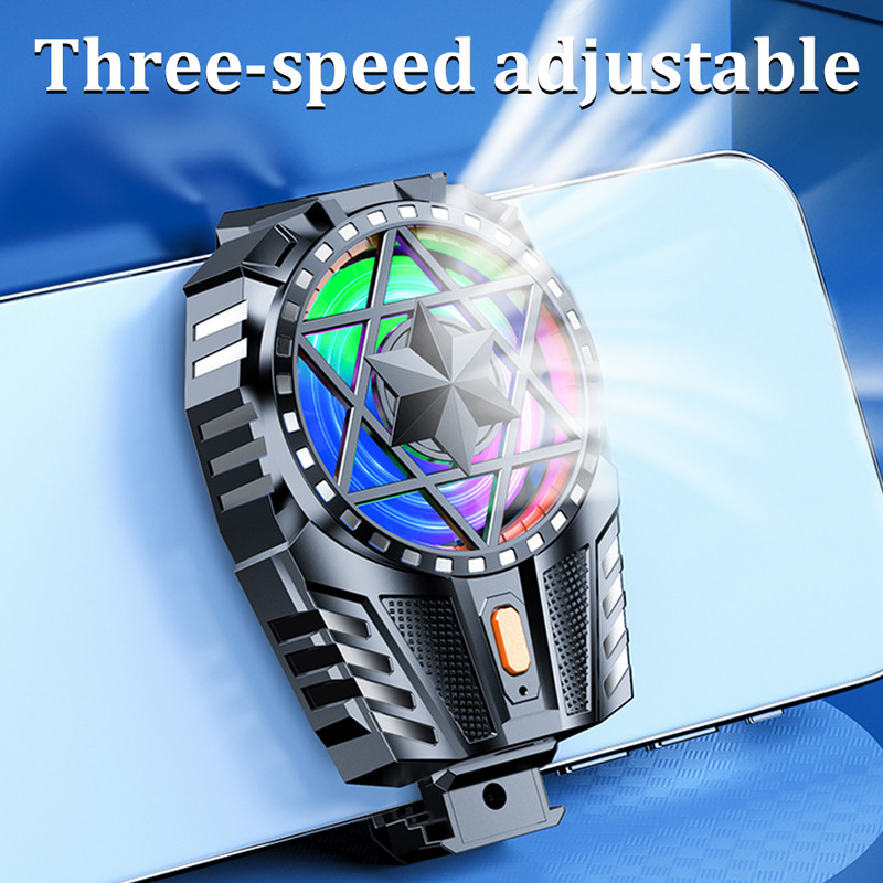 X112 Radijator mobilnog telefona Ventilator za hlađenje telefona Punjiva baterija Tihi hladnjak Podesivi tri brzine Ventilatori za mobitel Gaming