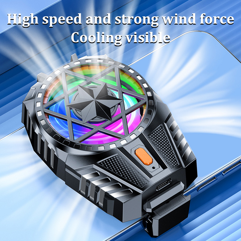 X112 Radijator mobilnog telefona Ventilator za hlađenje telefona Punjiva baterija Tihi hladnjak Podesivi tri brzine Ventilatori za mobitel Gaming