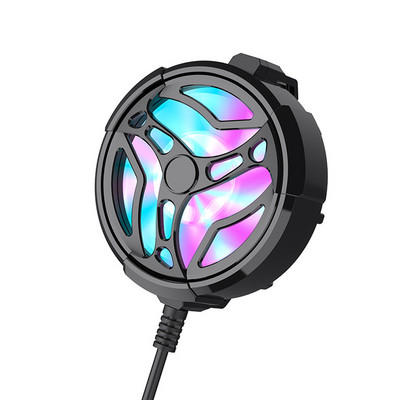 1PCS НАЙ-НОВИЯ USB Мобилни телефони с въздушно охлаждане Радиатор Задна скоба Общо зареждане Малък вентилатор Подарък Pubg Подходящ за всички мобилни телефони
