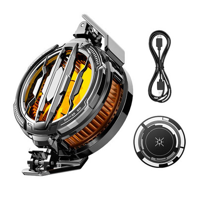 ÚJ mágneses/hátsó klip 2 az 1-ben mobiltelefon félvezető hűtőventillátor radiátor CX07 iPhone Android PUBG játékhűtőhöz