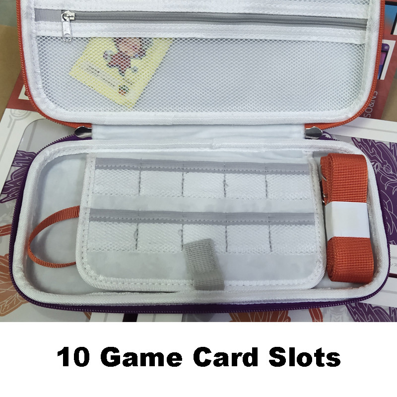 Nintendo Switch aizsargājošam cietā vāka maisiņa futrālim Scarlet and Violet Them uzglabāšanas soma Nintendo Switch Oled piederumam