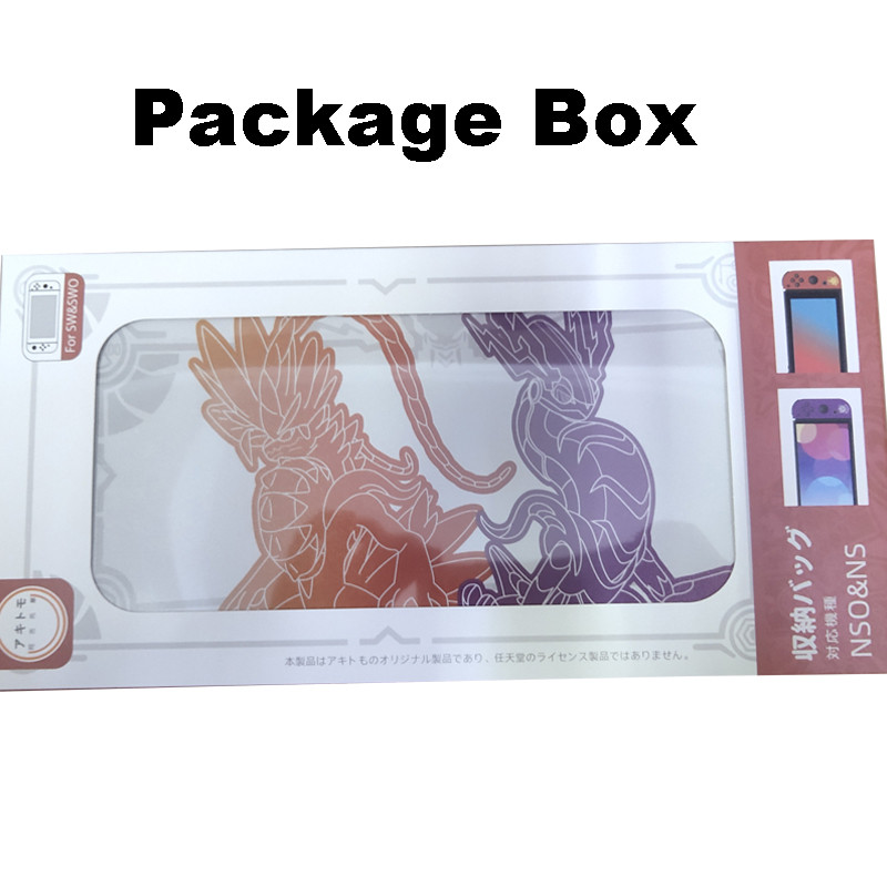 Nintendo Switch aizsargājošam cietā vāka maisiņa futrālim Scarlet and Violet Them uzglabāšanas soma Nintendo Switch Oled piederumam