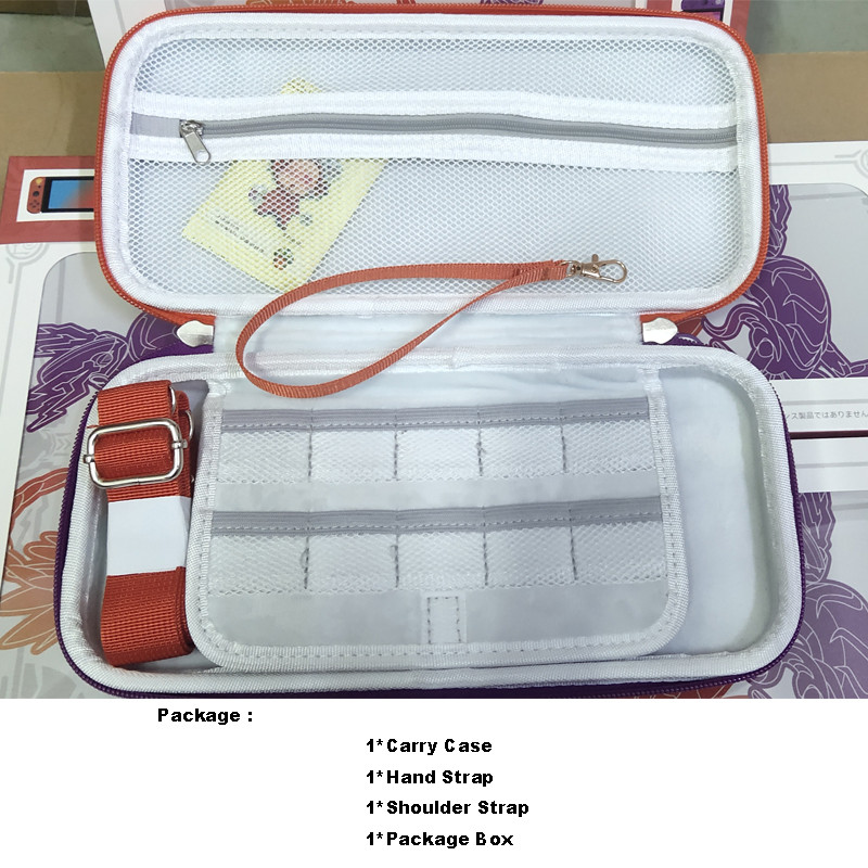 Nintendo Switch aizsargājošam cietā vāka maisiņa futrālim Scarlet and Violet Them uzglabāšanas soma Nintendo Switch Oled piederumam