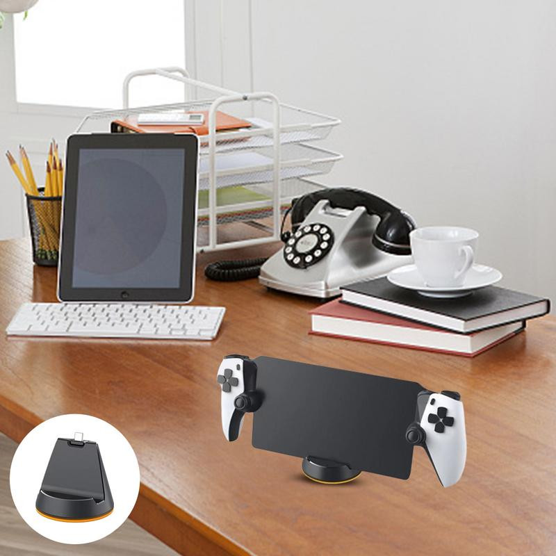 Uzlādes bāze ar C tipu Play Station portāla spēļu konsolei, pārnēsājams PSP statīva turētājs PS portāla spēļu piederumiem #W0