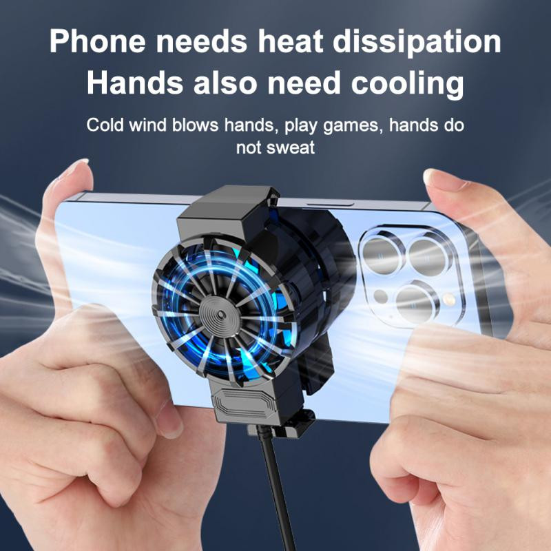 Power Phone Cooler Phone Cooling Ventilator Turbo Hurricane Game Cooler Hladnjak hladnjaka za