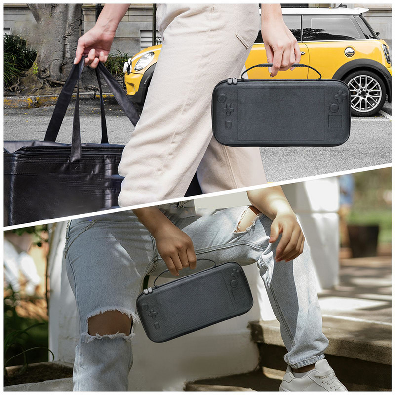 Legion Go uzglabāšanas somai Profesionāls ciets EVA aizsargpārklājs Triecienizturīgs ceļojumu soma Lenovo Legion Go aksesuāram