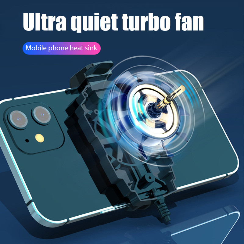 Mobilā tālruņa radiatora mini dzesēšanas ventilators mobilajam tālrunim Phablet RadiatorFan portatīvais mobilā tālruņa dzesētājs spēļu dzesētājs dzesētājs