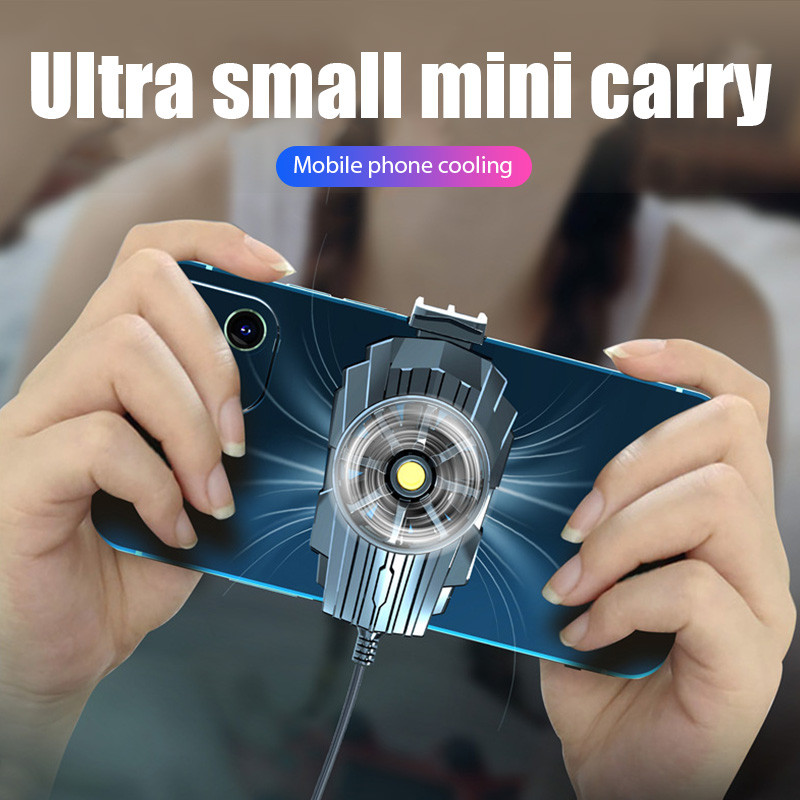 Mobilā tālruņa radiatora mini dzesēšanas ventilators mobilajam tālrunim Phablet RadiatorFan portatīvais mobilā tālruņa dzesētājs spēļu dzesētājs dzesētājs