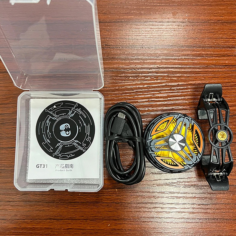 GT31 mágneses telefonhűtő hordozható telefon félvezető radiátor gyorshűtő hűtő mobil játék video streaming telefon ventilátor