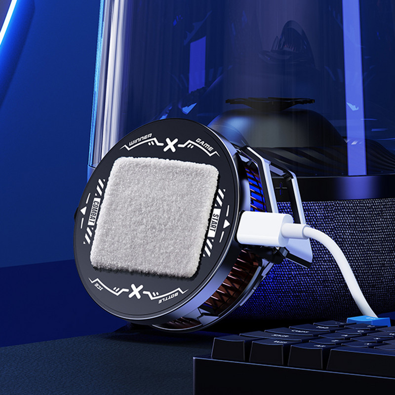 Magnētisks un grozāms aizmugures klips klēpjdatora planšetdatora radiators RGB tālruņa spēle dzesēšana Spēcīga dzesēšana saderīga ar iPad iPhone Mac