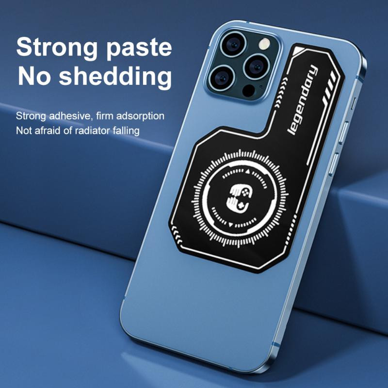 2023 Mobiiltelefoni jahuti plaadi radiaatori magnetiline kiirgav kleebis mängujahutusventilaatoritele jahutusradiaator iPhone`i / Samsungi / Xiaomi jaoks