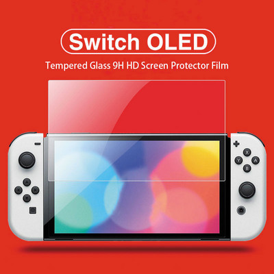 HD képernyővédő tok Nintendo Switch Oled játékkonzol NS Lite teljes fedésű edzett üveg védőfólia tartozékaihoz