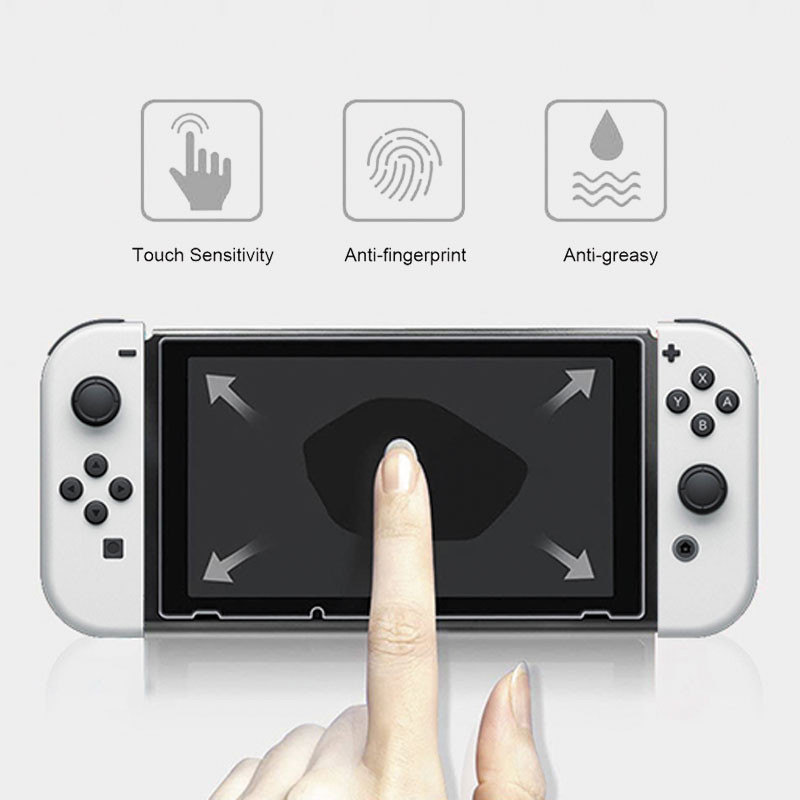 Zaštitna futrola HD zaslona za Nintendo Switch Oled igraću konzolu NS Lite Full Cover Zaštitna folija od kaljenog stakla Dodaci