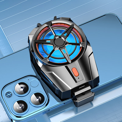 Dvostruki ventilator za hladnjak mobilnog telefona Plug-in/punjivi ventilator za hlađenje mobitela Air Cooling Type-C za Android IOS PUBG Hladnjak za igre