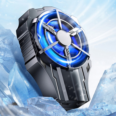 Dvostruki ventilator za hladnjak mobilnog telefona Plug-in/punjivi ventilator za hlađenje mobitela Air Cooling Type-C za Android IOS PUBG Hladnjak za igre