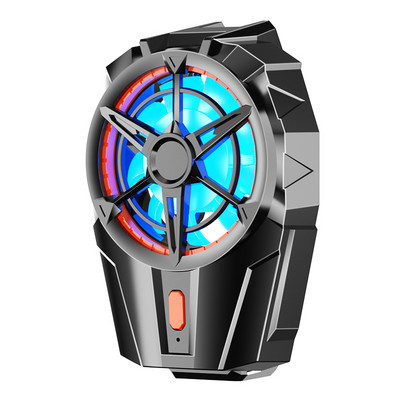 Universāls mini mobilā tālruņa dzesēšanas ventilatora radiators Turbo Hurricane Game Cooler Mobilā tālruņa vēsa siltuma izlietne iPhone-Samsung-Xiaomi