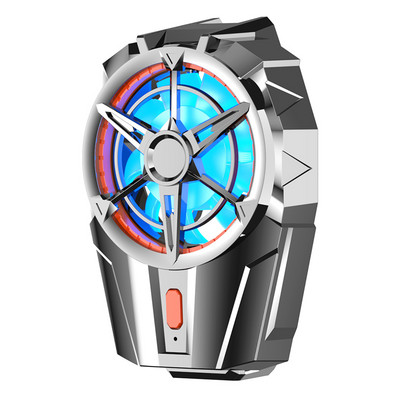 Universāls mini mobilā tālruņa dzesēšanas ventilatora radiators Turbo Hurricane Game Cooler Mobilā tālruņa vēsa siltuma izlietne iPhone-Samsung-Xiaomi