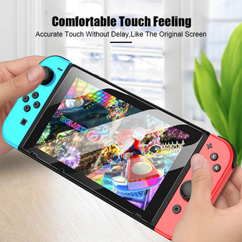 Защитно фолио от закалено стъкло за Nintendo Switch Oled Curved Edge Full Cover Screen Protector Nintend NS Lite Game Console